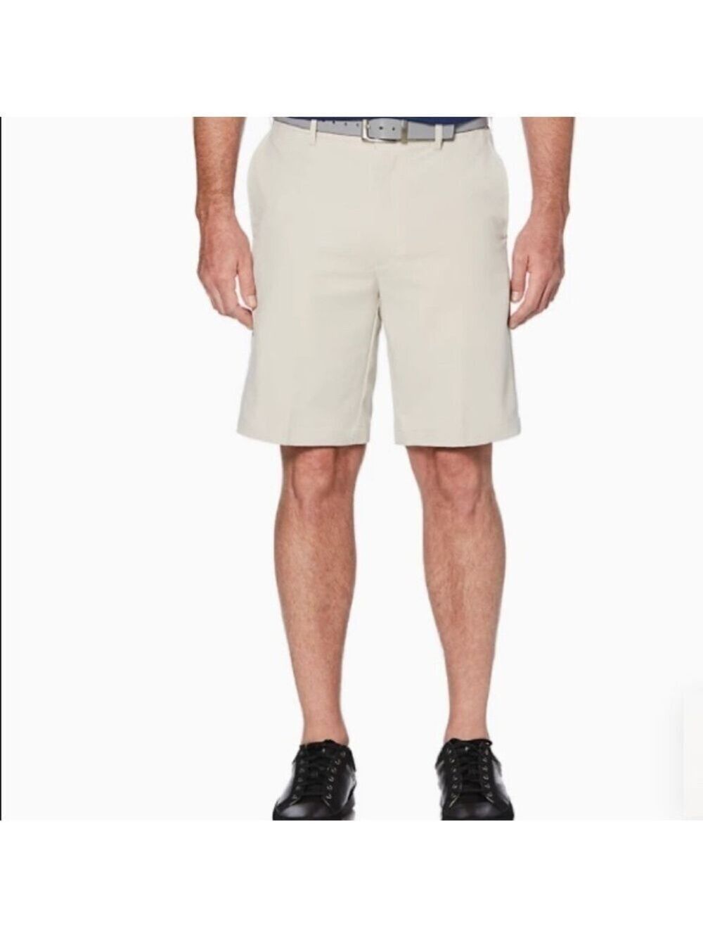 Grand Slam Khaki Chino Shorts Flat Front Size 30